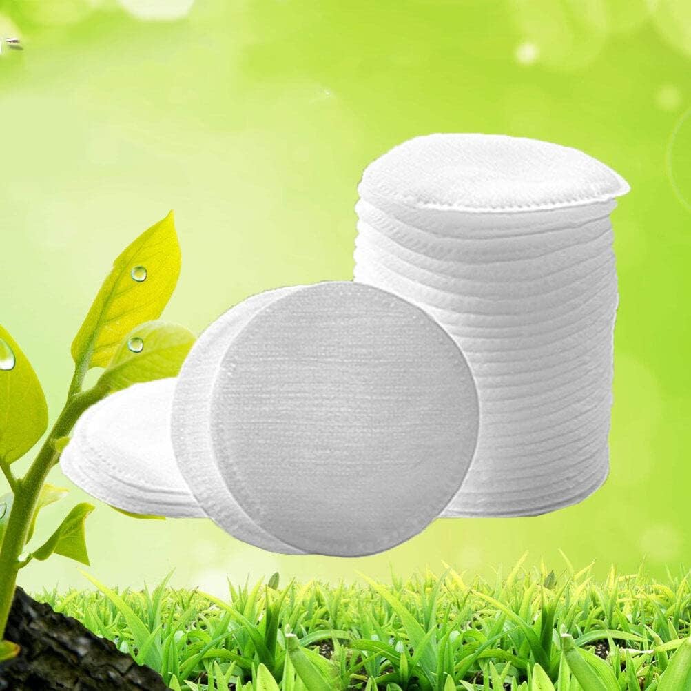 100pcs disposable Round Toner application/ Soft Absorbent Makeup Remover Pads/ Facial Cleansing Towels for Daily Skincare and Makeup Removal