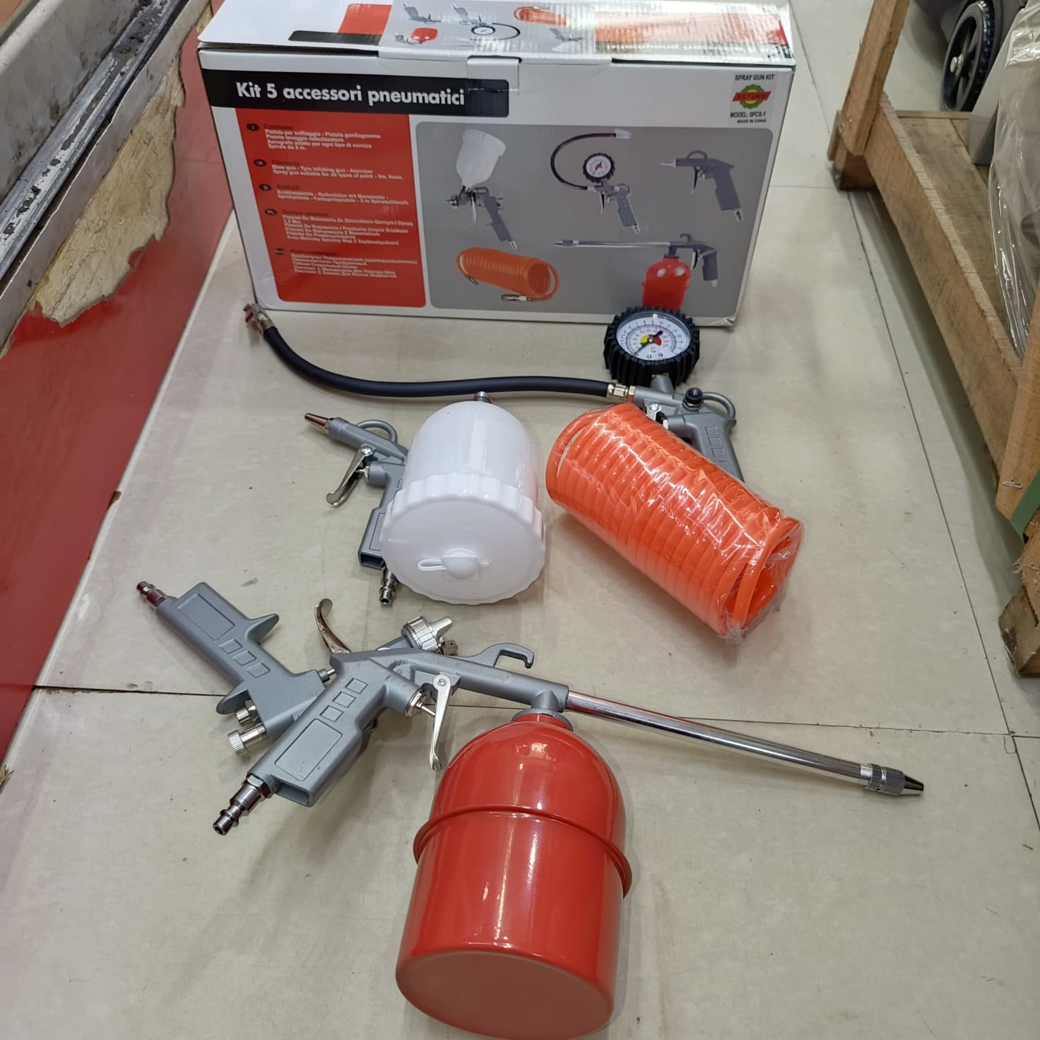 Asturo Spray Gun 5 Kit