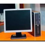 HP Refurbished complete computer set desktop core i3 2nd gen 4gb 500gb hdd windows 10 pro installed, 17 inches square monitor plus accessories