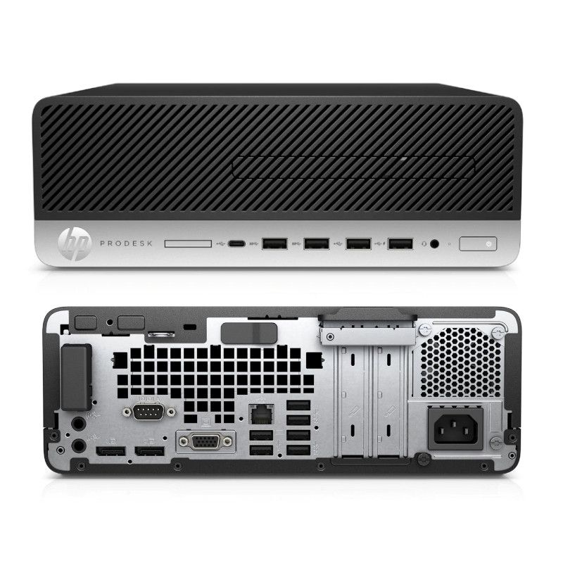 Refurbished Prodesk 600 G4 REFUHP Pentium 8th gen 8GB RAM 256gb ssd windows 10 pro installed and activated plus power cable