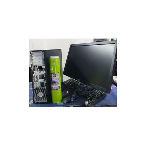 HP Refurbished Complete Computer Set Desktop Core I5 2nd Gen 8gB 500GB Hdd Windows 10 Pro Installed, 20'' Square Monitor Plus Accessories plus bluetooth adaptor and wifi adaptor