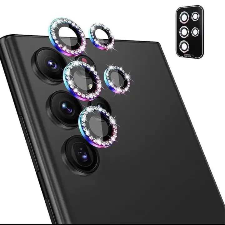NEW ARRIVAL Camera Lens Protector for Samsung and iphone Aluminum   Anti-Scratch Tempered Glass Camera Lens Protector Fit for Samsung Galaxy A35 5G, A55 5G, A25 5G, S24 ULTRA, A15 5G, A54 5&