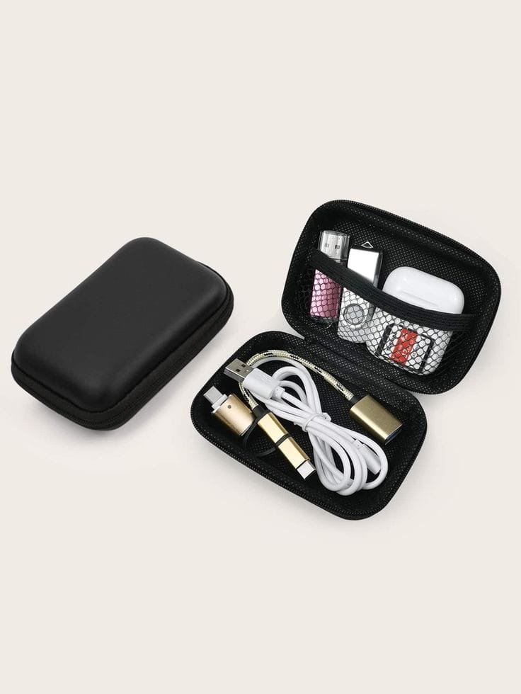 NEW ARRIVAL Digital Storage Bag For USB Cable Earphone Travel Kit Case Pouch Earphone Bag Portable Electronics Accessories Organizer