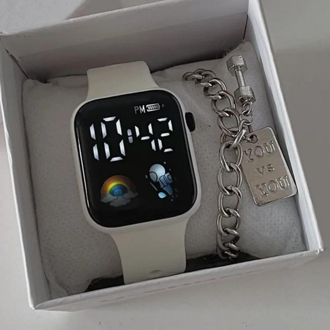 New Arrivals LED Sports Watches Bracelet Digital Watch Electronic Clock Casual Silicone Wristwatches Sport Wrist Watch For Man Woman Kids Gift