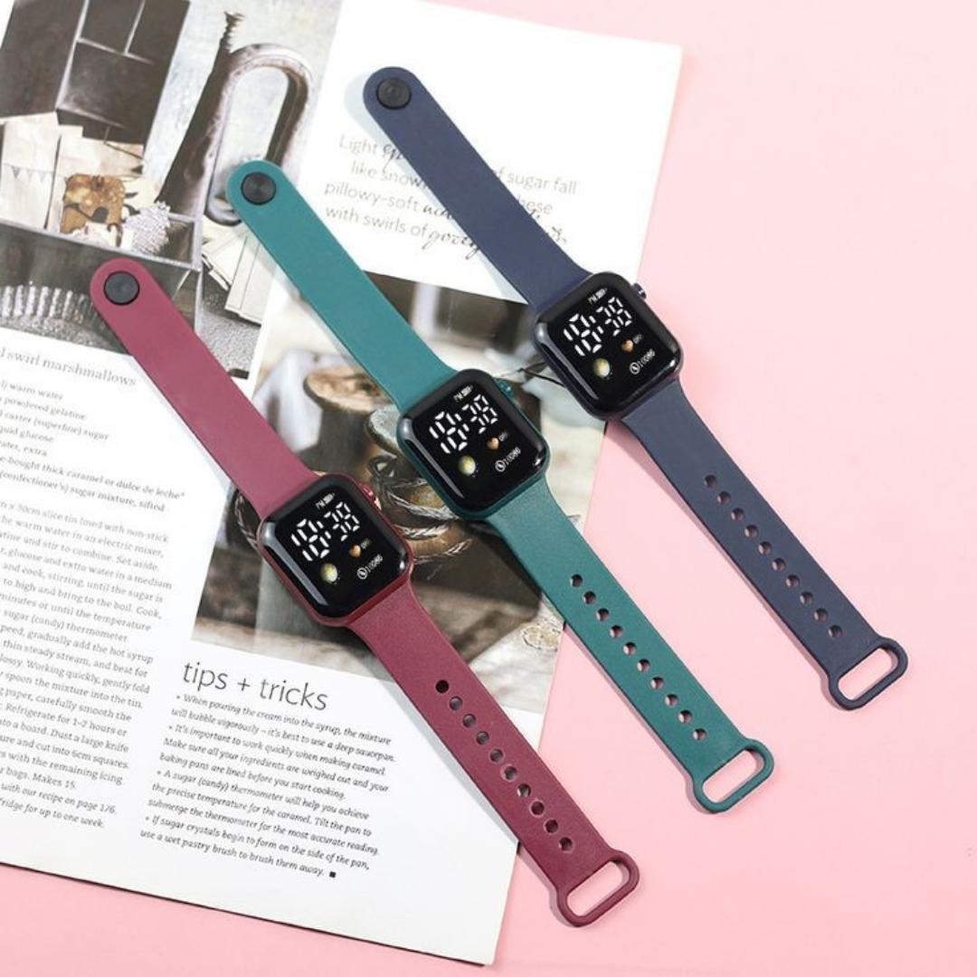 New Arrivals LED Sports Watches Bracelet Digital Watch Electronic Clock Casual Silicone Wristwatches Sport Wrist Watch For Man Woman Kids Gift