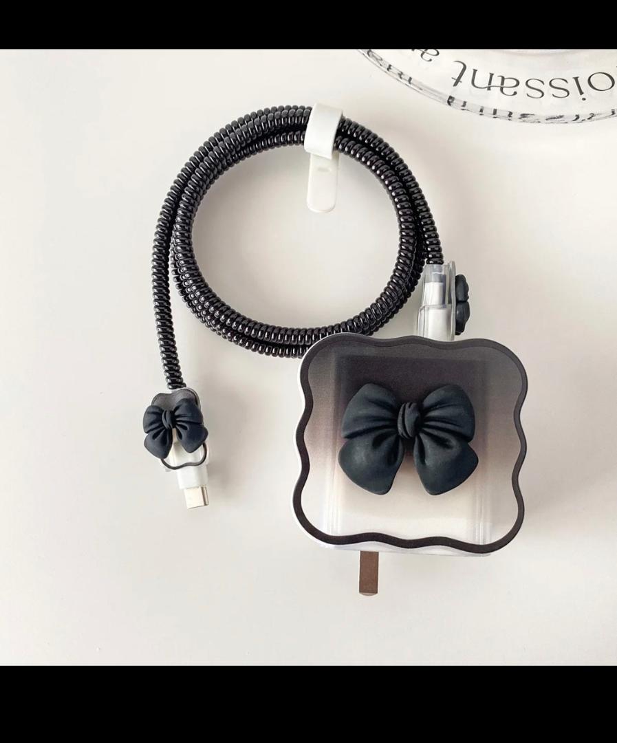 Iphone and android charger protector 5in1 Cable Protector USB Charger Cable Wrap Cover Cable Organizer for Type C  Data Cable Cover for Samsung, op