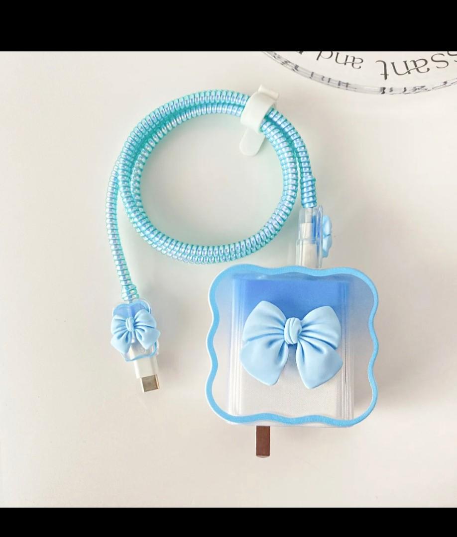 Iphone and android charger protector 5in1 Cable Protector USB Charger Cable Wrap Cover Cable Organizer for Type C  Data Cable Cover for Samsung, op