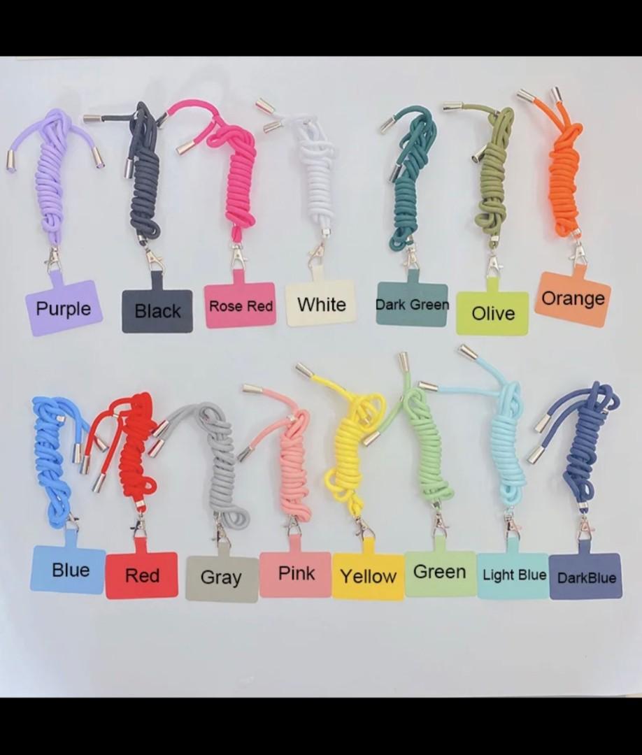 New Arrival!Solid universal anti-lost phone lanyard strap adjustable cross body for mobile phone