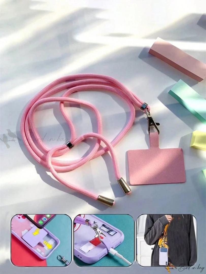 New Arrival!Solid universal anti-lost phone lanyard strap adjustable cross body for mobile phone