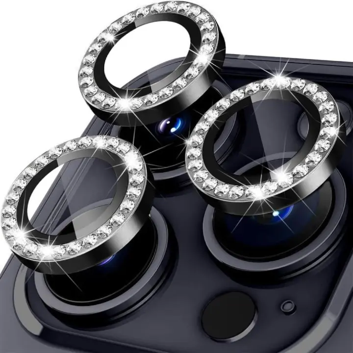 NEW ARRIVAL  Diamond Camera Lens Protector for IPHONE Aluminum   Anti-Scratch Tempered Glass Camera Lens Protector Fit for Samsung Galaxy A35 5G, A55 5G, A25 5G, S24 ULTRA, A15 5G, A54 5&