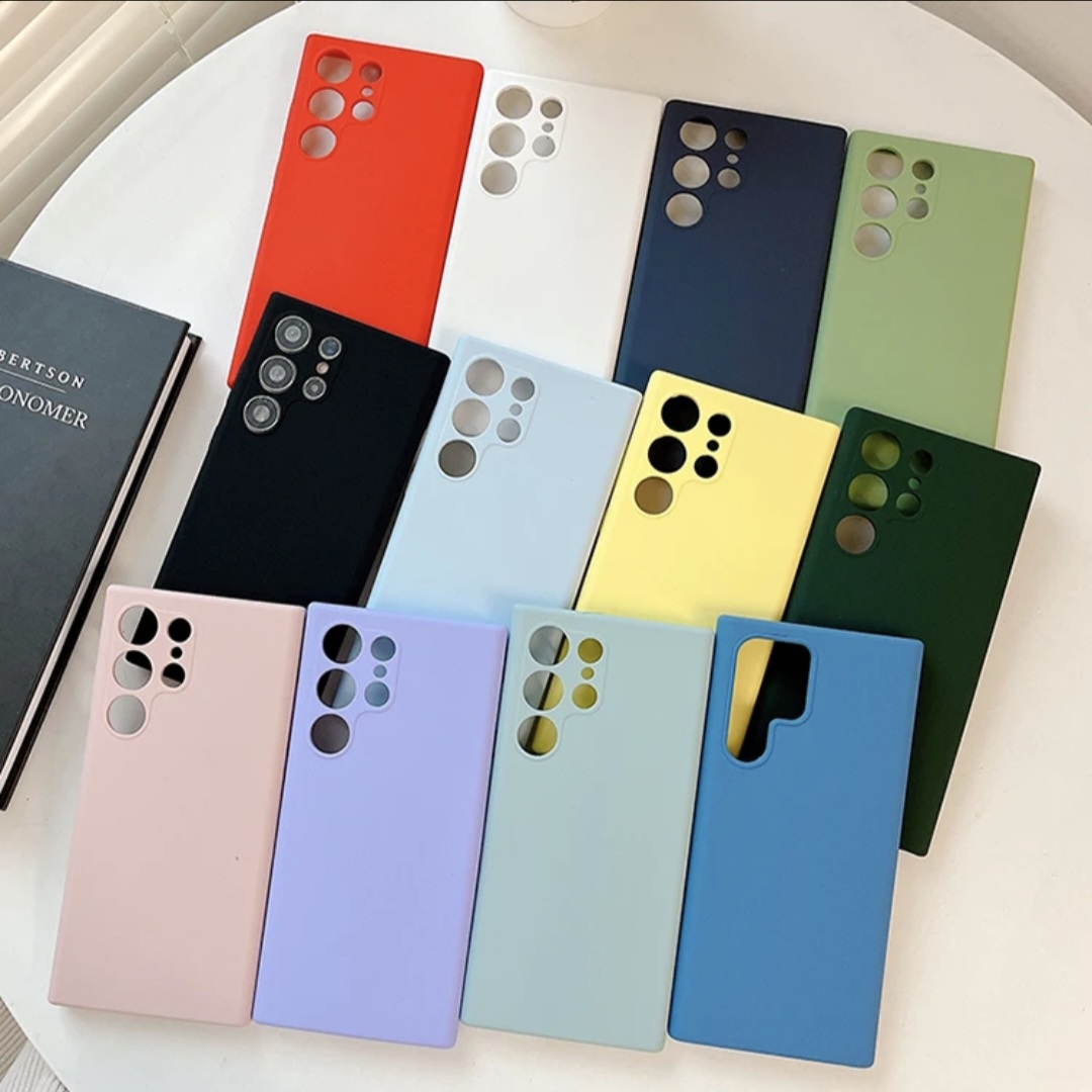 SAMSUNG Case!!,S25u,S24u,S22.....ultra case ,fashion candy color soft tpu silicone cover luxury silicone case.