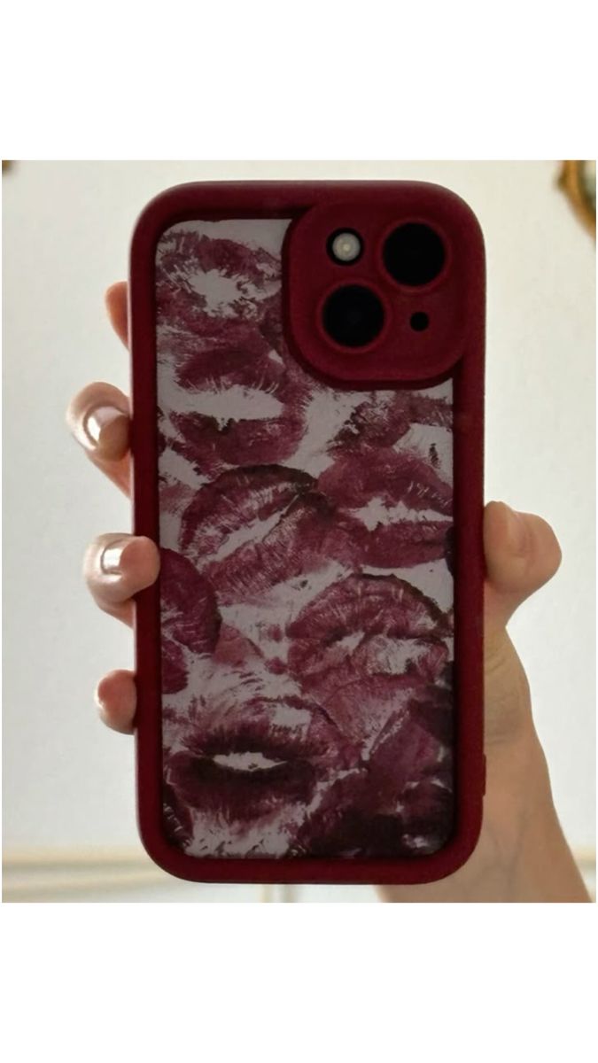Rose Floral Shockproof Soft TPU Protective Case for Women Girls, Slim Anti Scratch Flower Case for iPhone 15, 15 Pro Max,  12 PRO MAX, 12, 13, 14, 11, 13 PRO MAX, 11 PRO MAX, 14 PRO MAX Wine Red.