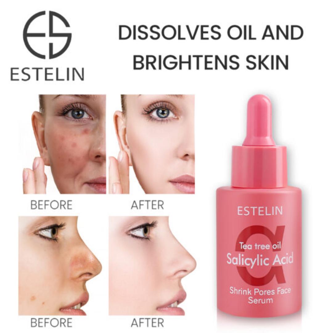 Estelin Tea Tree Oil & Salicylic Acid Shrink pores Face Serum