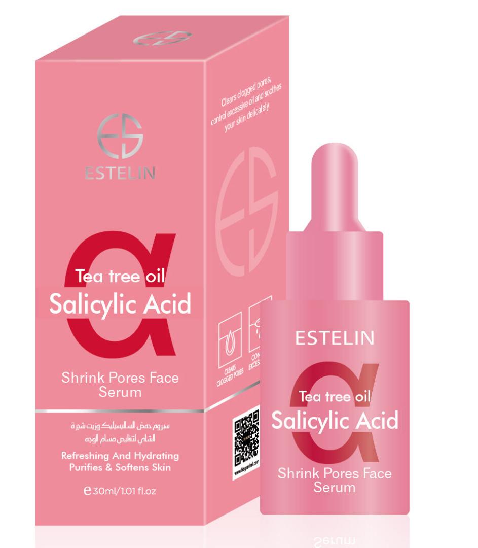 Estelin Tea Tree Oil & Salicylic Acid Shrink pores Face Serum