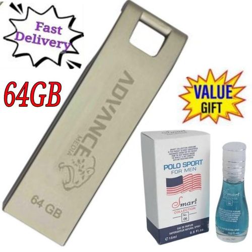 Advance USB Flash Disk Smart 64GB + Free Polo Sport Perfume.