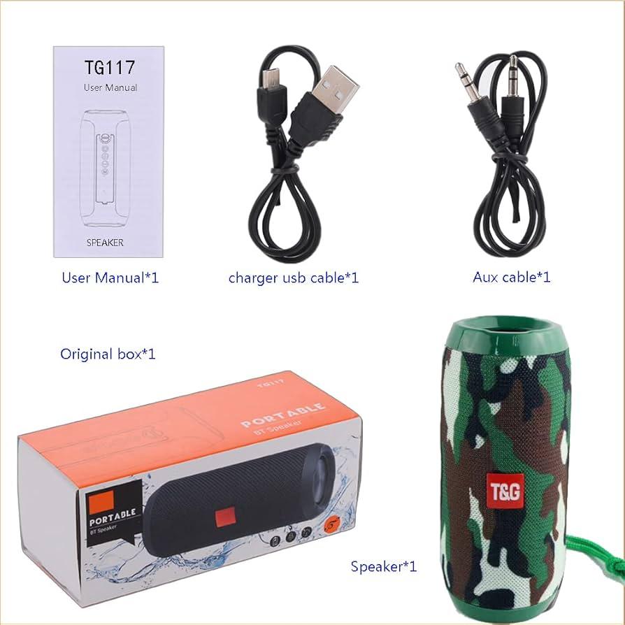 T&G TG117 Portable Bluetooth Wireless Speaker Outdoor Speaker Bluetooth Audio