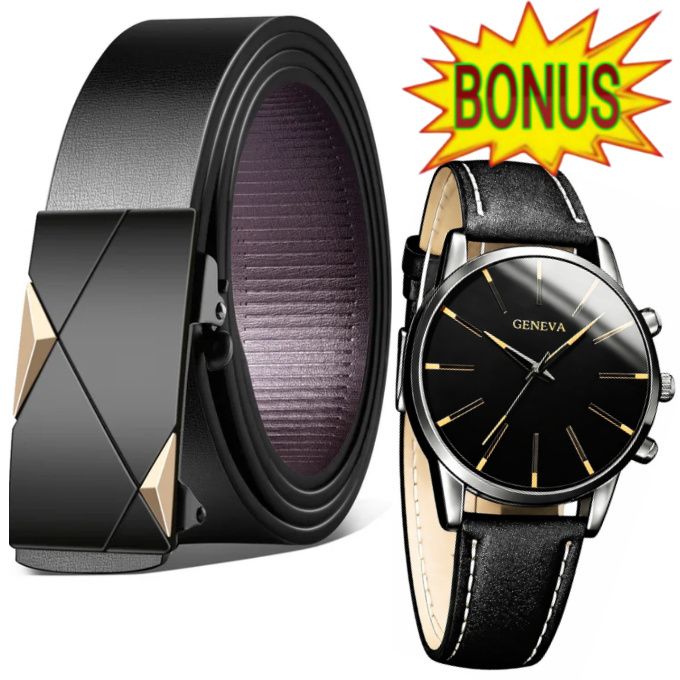 Men's Official Wear MEN'S BELTS // Belt For Well Fitting Khaki Trousers, Jeans,Suits & Shorts + Multi-Device Compatible Foldable Bluetooth Headphones // Durable Foldable Wireless Bluetooth Headset