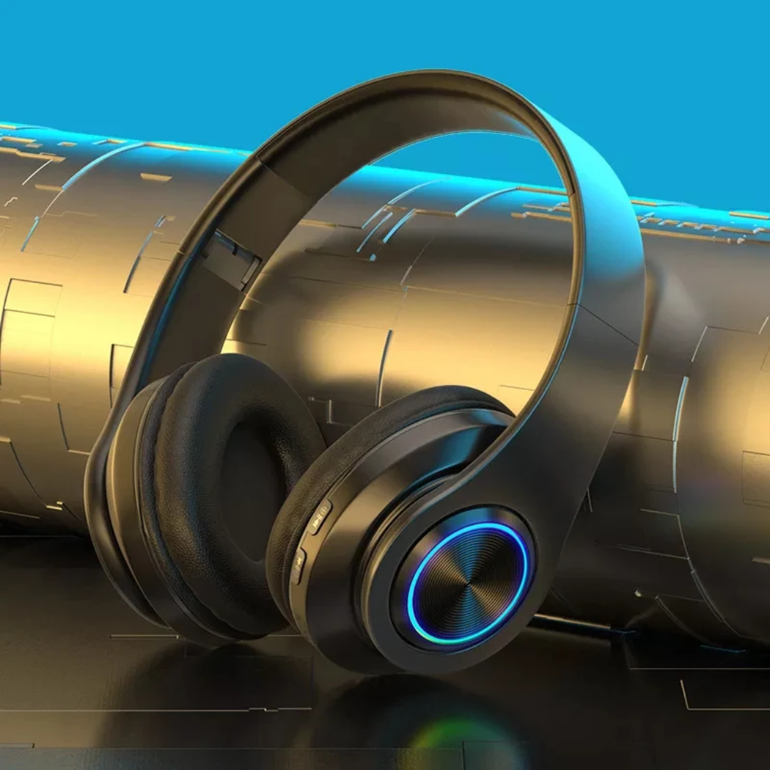 BLUETOOTH WIRELESS HEADPHONES, Comfortable Over-Ear Foldable Bluetooth Headphones For Iphone & Android