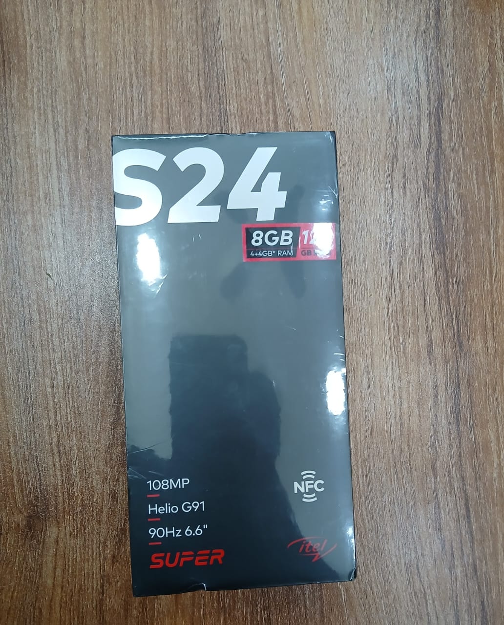 Itel S24 8GB+128GB RAM 6.6" HD +90HZ Display dual sim 4G Network 108MP Camera Finger print unlock 18w 5000mAh battery Android 13 smart phone