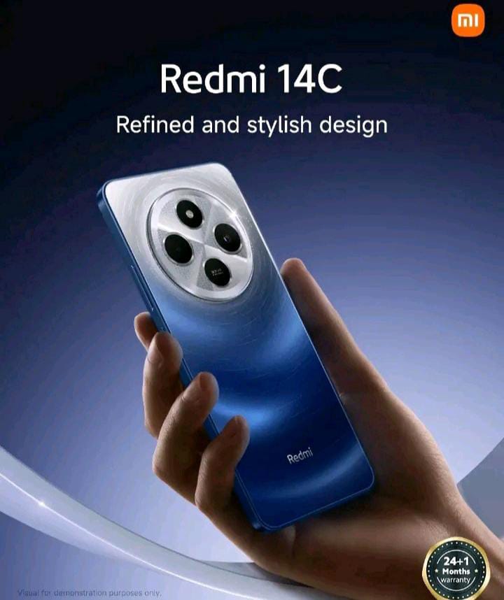 BRAND NEW XIAOMI REDMI 14C 6.88" 16GB RAM (8+8) 256GB Storage 4G Network Dual sim 90HZ  IPS LCD 5160mAh battery  fingerprint and face unlock smart phones