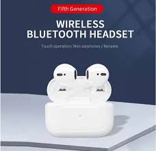 TWS Pro 5s Earphone Wireless Bluetooth 5.0 Headset -Earbuds Bluetooth 5.0 2.4GHZ 15-25M range Play time 5-6hours earphones