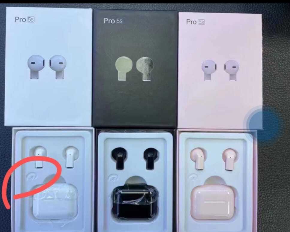 TWS Pro 5s Earphone Wireless Bluetooth 5.0 Headset -Earbuds Bluetooth 5.0 2.4GHZ 15-25M range Play time 5-6hours earphones