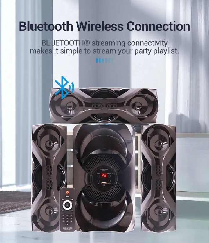 Brand NewTagwood 631F 3.1CH Woofer Subwoofer Bluetooth Cinema Home theater System Bluetooth Hi-Fi Speaker Speaker System