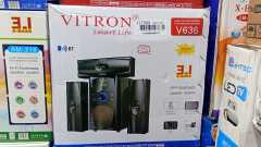 Brand New Vitron V636 3.1CH Woofer Multimeedia Bluetooth Woofer Multimedia X-Bass Speaker System Home Theatre System AC/DC Subwoofer Bluetooth Woofer USB/SD/FM Home Audio System with