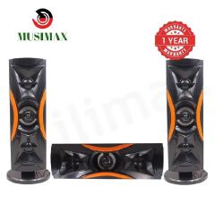 MUSIMAX LM-1107 Woofer 3.1CH Bluetooth Woofer Home Theater System Speaker Systems Subwoofer USB/SD/FM Home Audio System with Remote Control 12000W PMPO