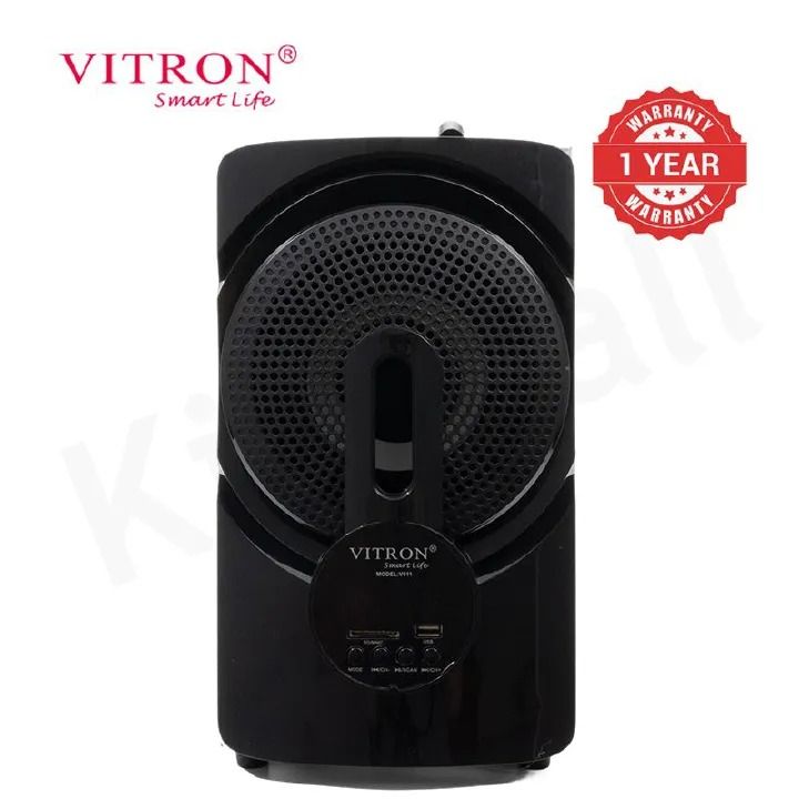 Vitron 3.1CH X-Bass Home Theatre System AC/DC Vitron V611 Bluetooth Woofer Speaker System Subwoofer Home Audio System USB SD MP3 FM Radio 10000W V611