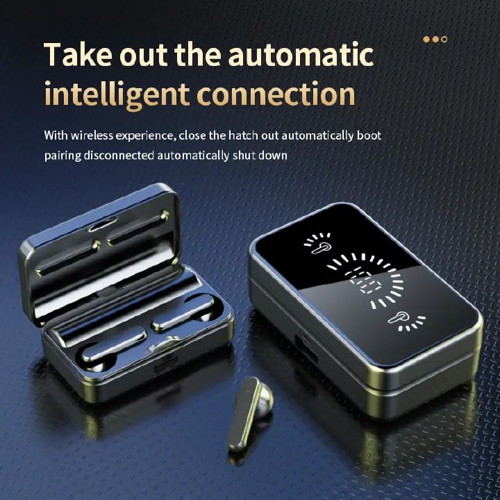 S20 Wireless Earpods TWS Earphones Business Bluetooth Noise Cancelling Earpods LED Power Digital Display 5.3 Comfortable to the ear Sports Hanging Ear Touch Earphone earbuds Waterproof IPX5 S20