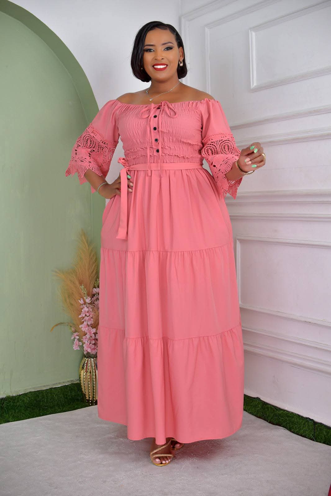 Ladies Casual Maxi Dress Free Size Pregnant Friendly- Women Sexy Maxy Dress