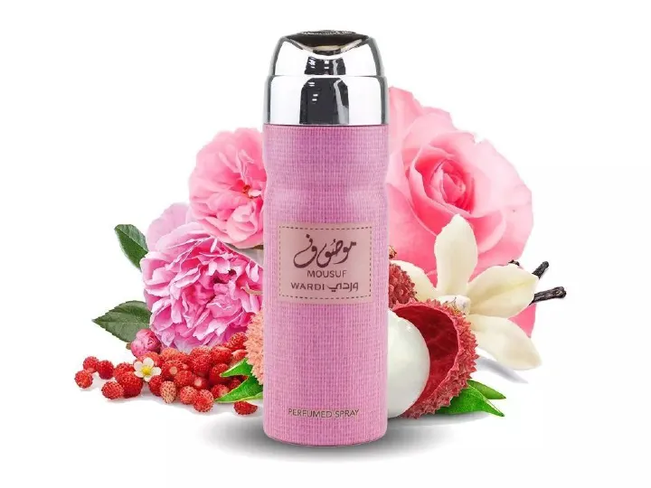 OFFER! Mousuf Wardi Body Spray by Ard Al Zaafaran – Refreshing and Long-Lasting Fragrance, 200ml (UAE)
