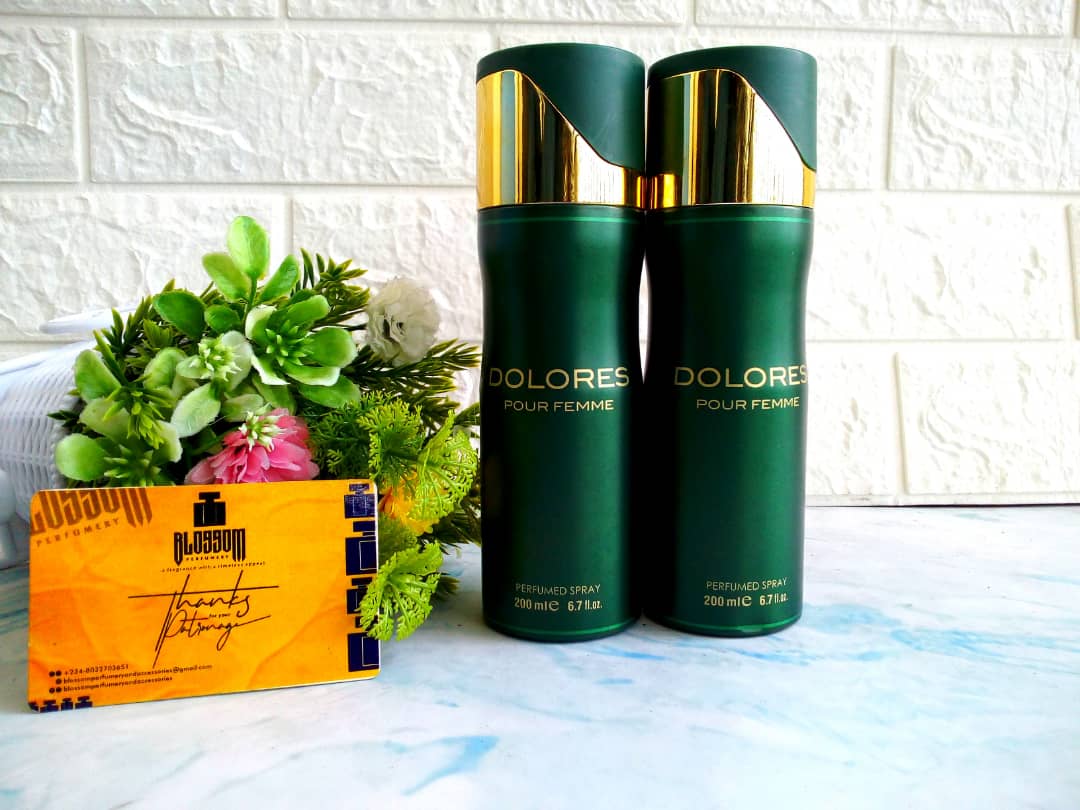 Dolores perfumed deodorant for women 200ml