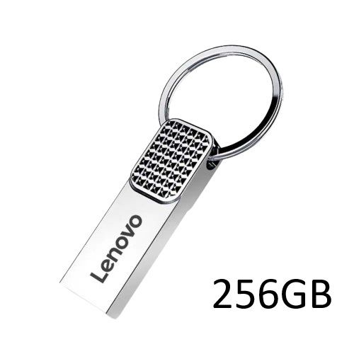 Elegant Design Grey Lenovo 256GB USB 3.0 Flash Drive/Pendrive – Compact, High-Speed, and Portable Flash Disk