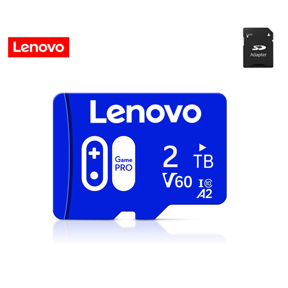 Lenovo 2Terabyte(1900GB Usable Space) Lenovo High-Capacity Micro TF/SD Memory Card – Expand Your Digital Storage
