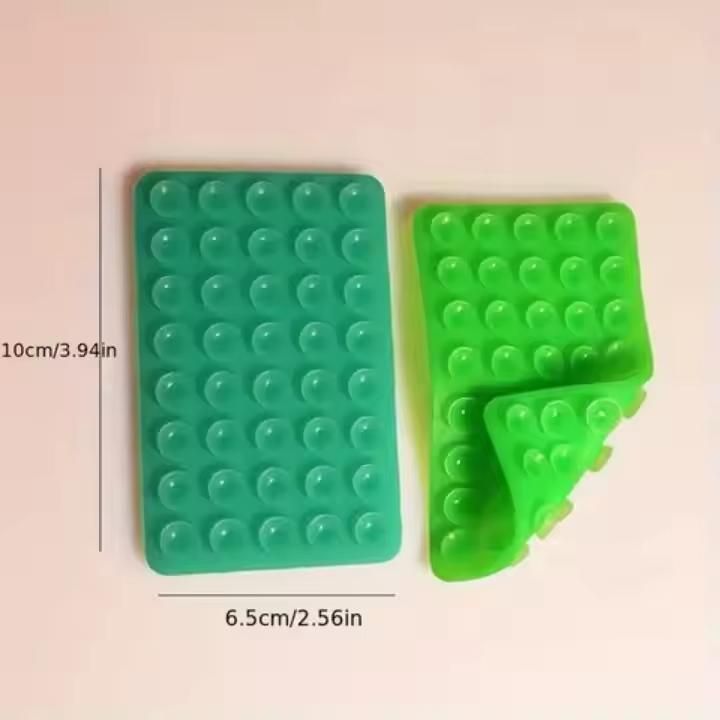 Octobuddy 40-Cup Silicone Suction Phone Holder – Double-Sided, Non-Slip, Waterproof & Flexible