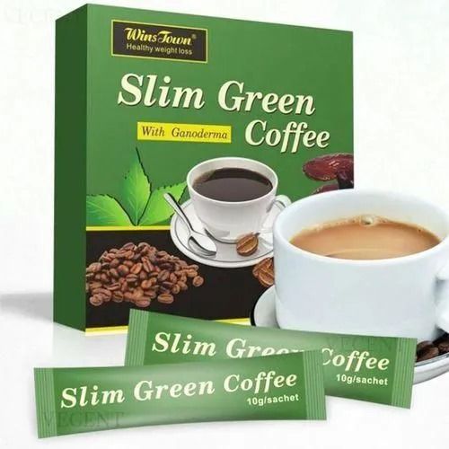 Sliming Green Coffee Slim Tea Detox Flat Tummy Weight Loss