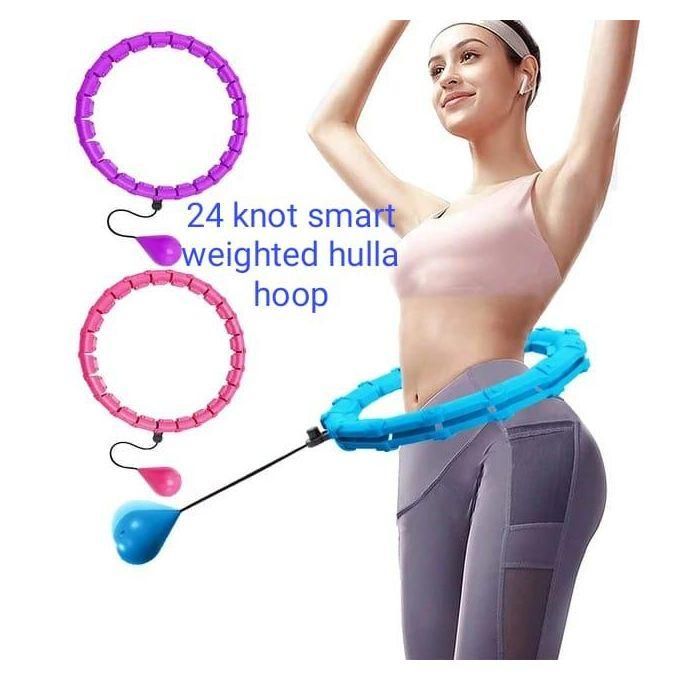 Smart Hula Hoop with Weight Ball 24 Knots