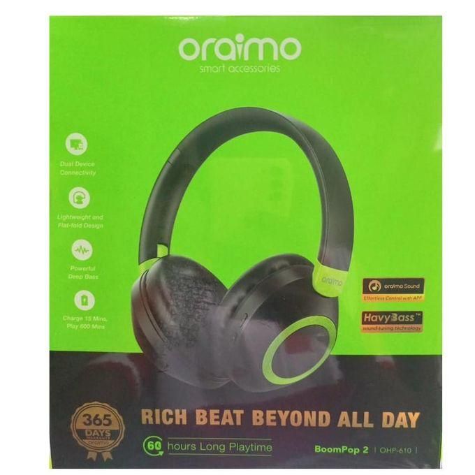 Oraimo BoomPop 2 ENC Over-Ear Wireless Headphones