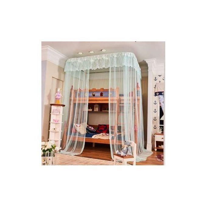 Fashion 4*6 Double Decker Mosquito Net -WHITE