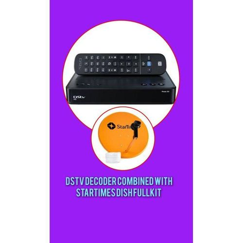 Dstv DECODER COMBINED WITH STARTIMES DISH FULKIT