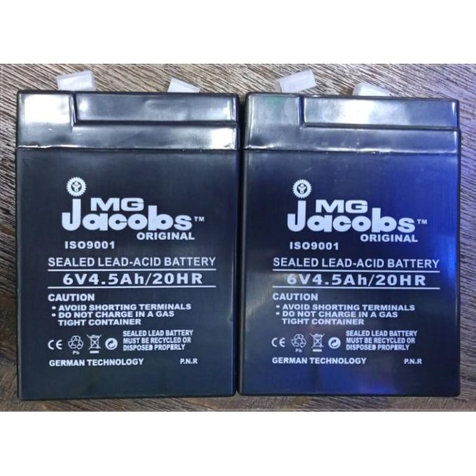 Mg Jacobs 6V 4.5Ah 20H Sealed Lead-Acid Battery