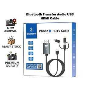 Micro 8 Pin Type C IPHONE LIGHTNING TO HDTV HDMI 3 In 1 Braided Cast Wire Universal Phone To HDTV 2K Cable