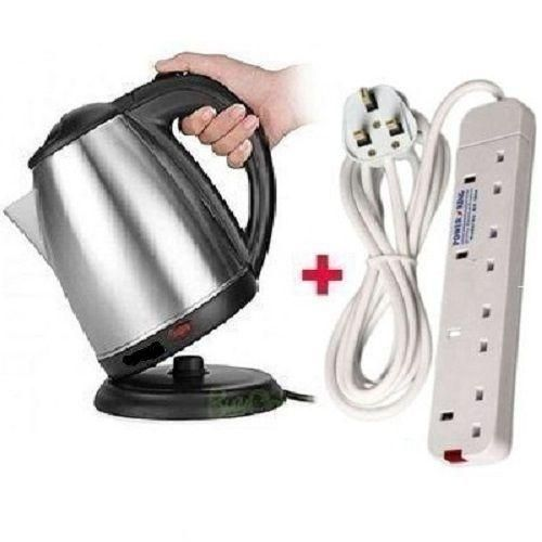 AILYONS 1.8L LUXURY Electric Kettle FREE 4WAYS SOCKET EXTENSION