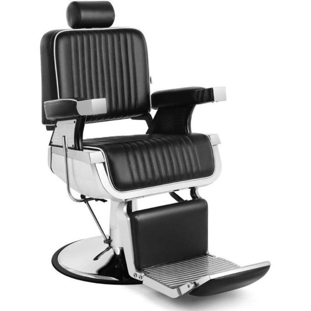 Barber/Salon Chair with silver hands