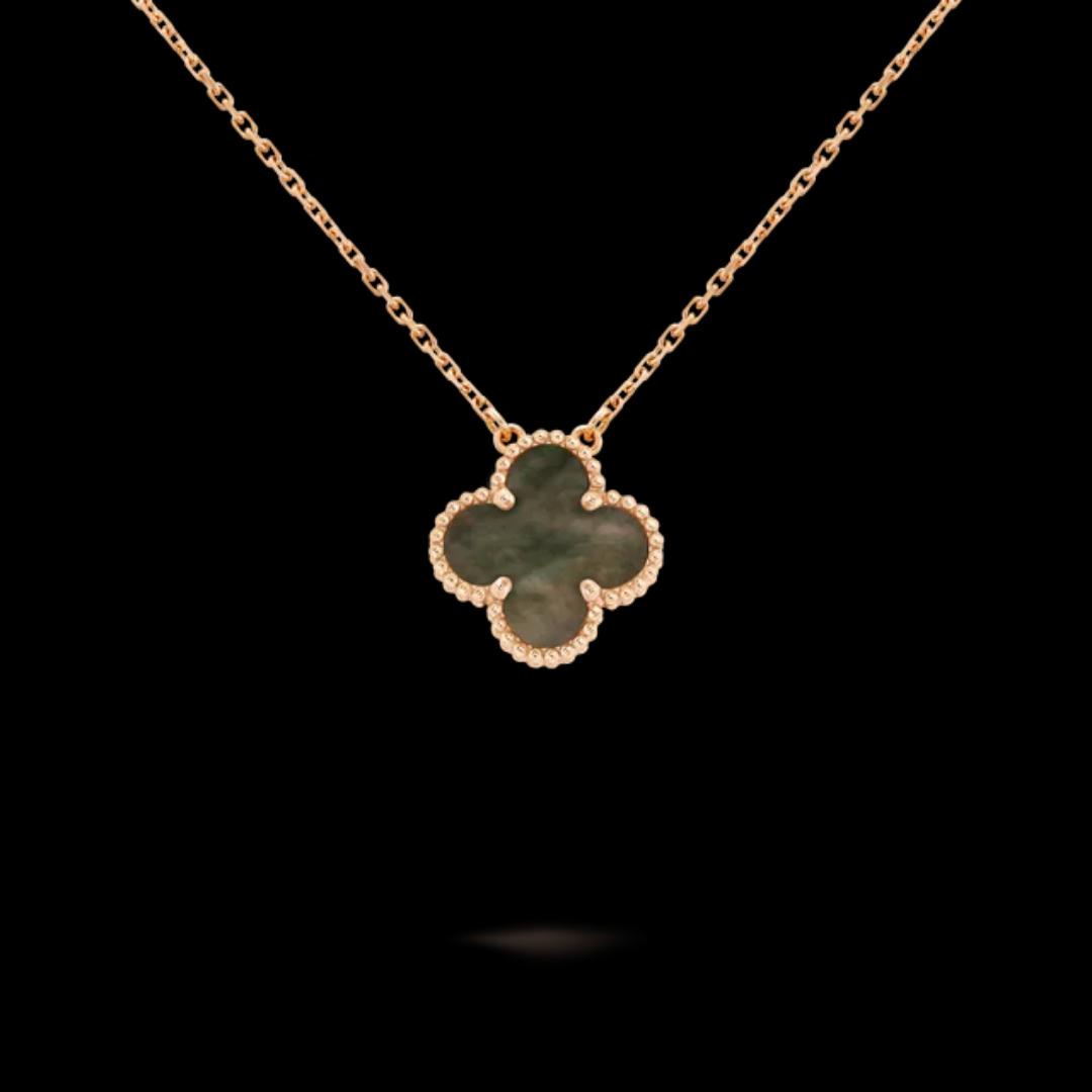 Bestselling 4-leaf clover pendant necklace features a gold-coated design, symbolizing luck and positivity. A perfect accessory for any occasion, it adds a touch of charm and elegance to your style.