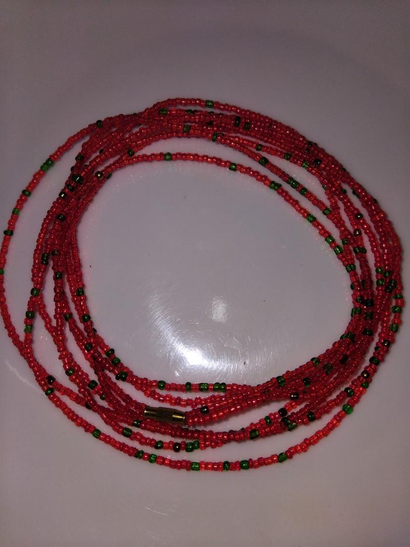 "Bohemian double Layered Waist Bead Chain, Handmade Colorful Beaded Belly Jewelry for Women & Girls, Fashion Waist Accessories, Creative Body Chain for Bikini, Summer & Beach Style"