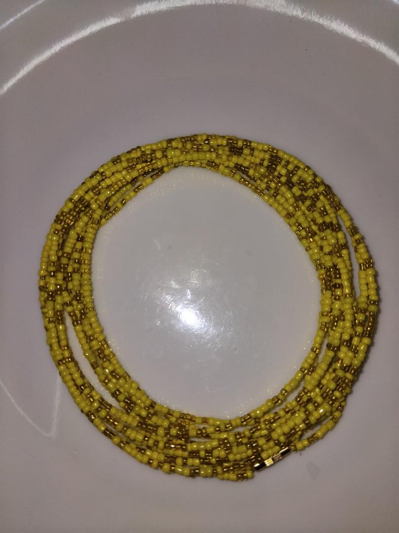 "Bohemian Triple Layered Waist Bead Chain, Handmade Colorful Beaded Belly Jewelry for Women & Girls, Fashion Waist Accessories, Creative Body Chain for Bikini, Summer & Beach Style"