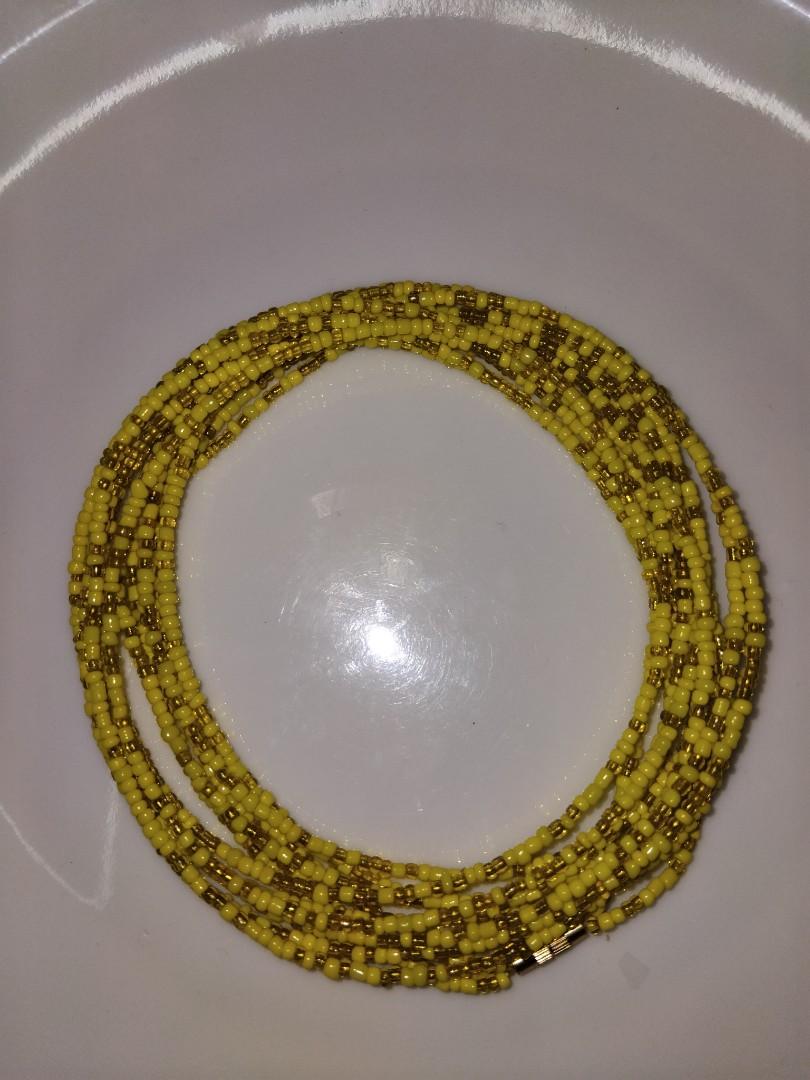 "Bohemian Triple Layered Waist Bead Chain, Handmade Colorful Beaded Belly Jewelry for Women & Girls, Fashion Waist Accessories, Creative Body Chain for Bikini, Summer & Beach Style"
